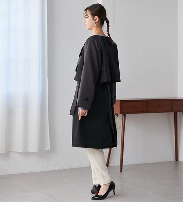 RANAN（ラナン）の「【2点セット】マルチウェイレイヤードコート（ロングコート）」｜詳細画像