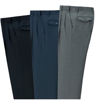 「【３本組】決定版！裾上げ済アジャスター付スラックス（メンズスラックス）」