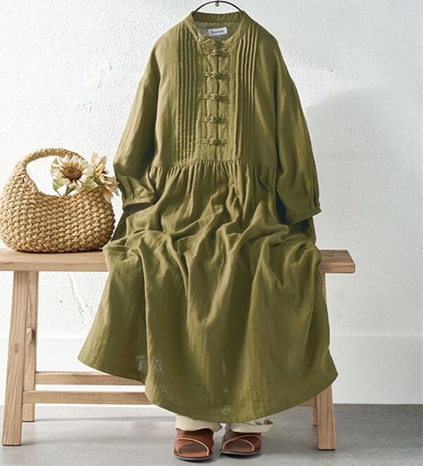 BELLUNA（ベルーナ）の「＜＆ｃｏｃｏｃｈｉ＞チュニックの下にはくゆるパンツ（フルレングスパンツ）」｜詳細画像