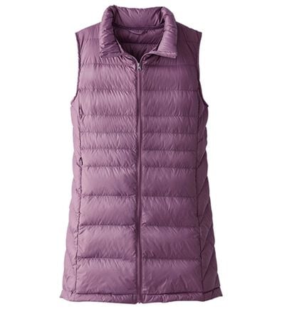 BELLUNA（ベルーナ）の「洗える！軽量ダウンロングベスト（ポーチ付）（ベスト）」