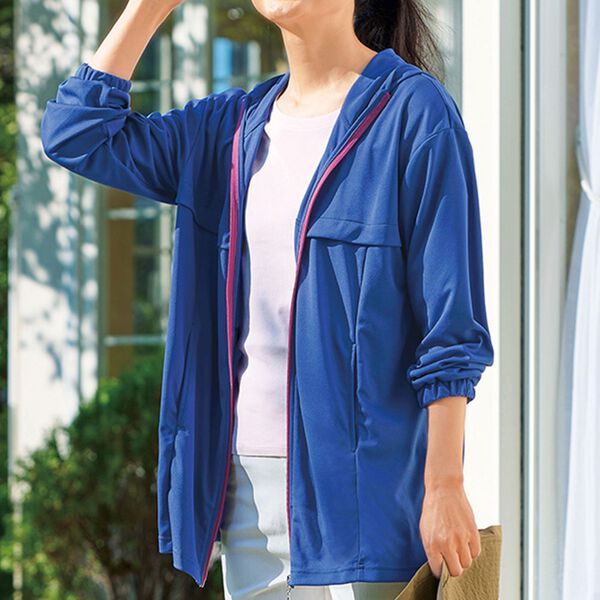 「はっ水ＵＶポケッタブルパーカー（パーカー）」｜詳細画像