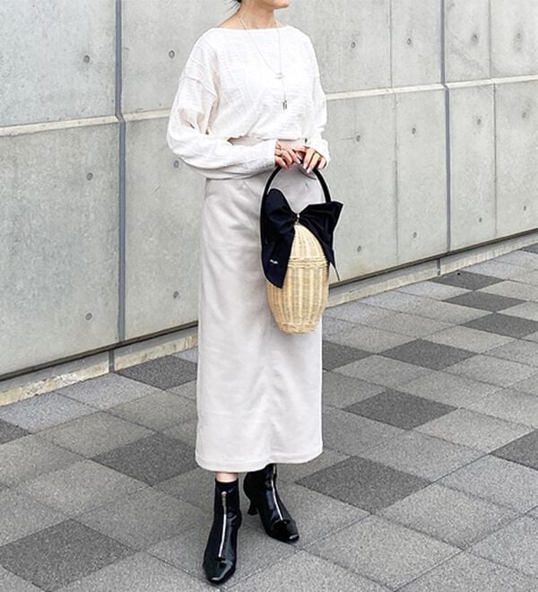 GeeRA（ジーラ）の「シャギージャカードボートネックカットソー（カットソー）」｜詳細画像