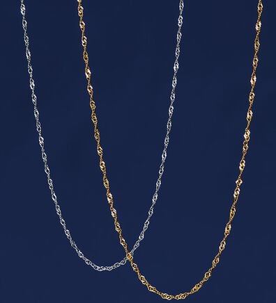 BELLUNA（ベルーナ）の「お買得！スクリューチェーンネックレス（ネックレス・ペンダント）」