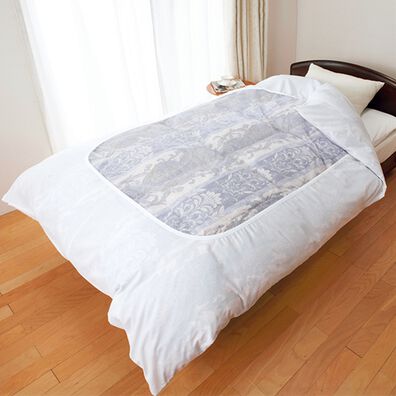 「白掛カバー・ワンタッチシーツ２点セット（掛布団カバー）」