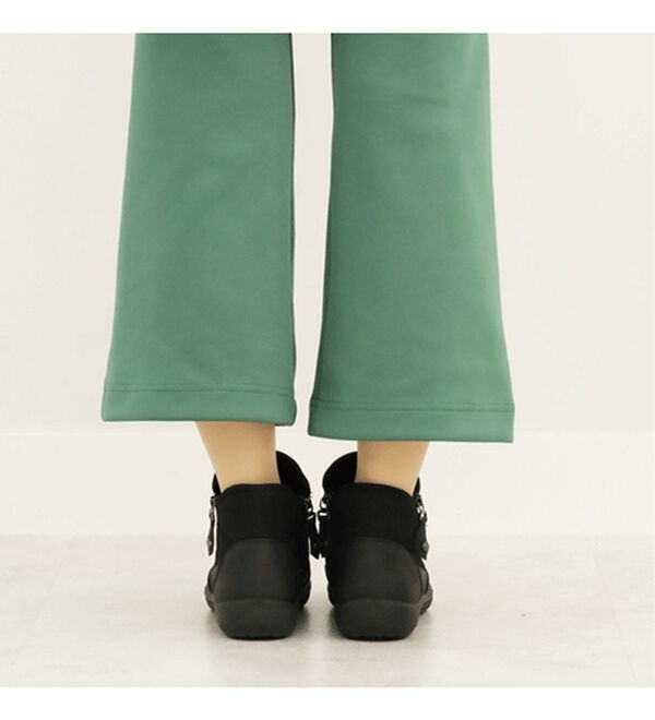 BELLUNA（ベルーナ）の「４Ｅはっ水ダブルファスナーショートブーツ（ブーツ）」｜詳細画像