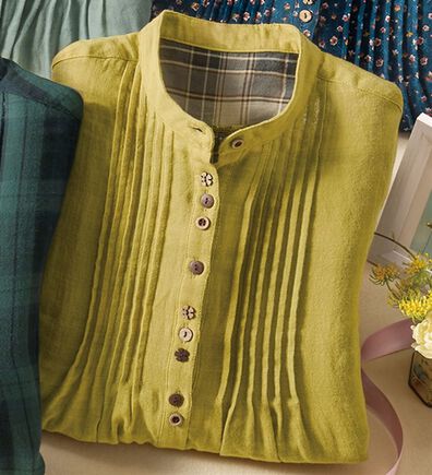 BELLUNA（ベルーナ）の「綿１００％ダブルガーゼオーバーブラウス（ブラウス）」