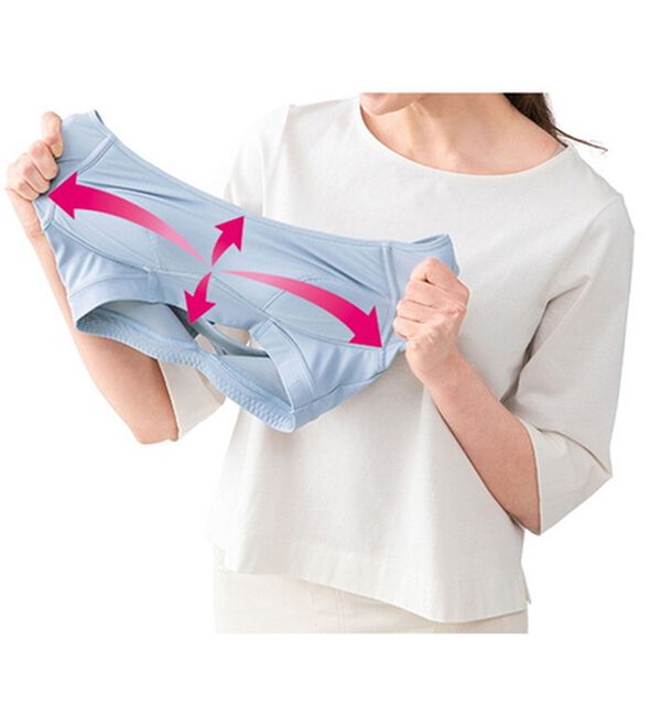 LAVIENNE（ラヴィエンヌ）の「ラク～に美姿勢ストレッチブラ（ブラジャー）」｜詳細画像