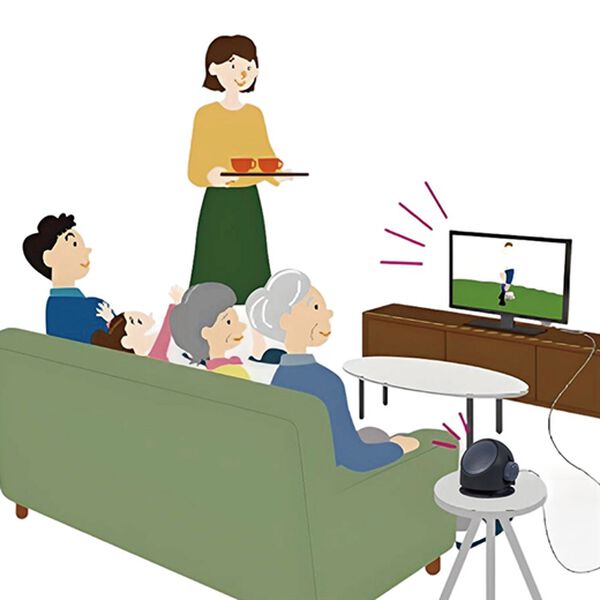 「手元で聞こえるテレビスピーカー（テレビ・オーディオ・カメラ機器）」｜詳細画像