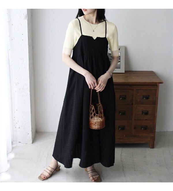 GeeRA（ジーラ）の「『ドラマ着用商品』 袖口シアーリブニット（ニット・セーター）」｜詳細画像