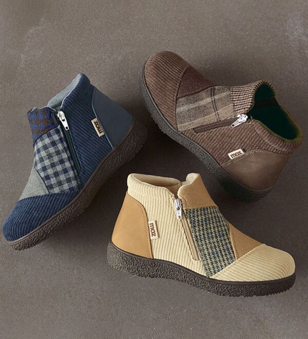 RANAN（ラナン）の「＜ＭＯＺ＞パッチワークスニーカーブーツ（ブーツ）」｜詳細画像