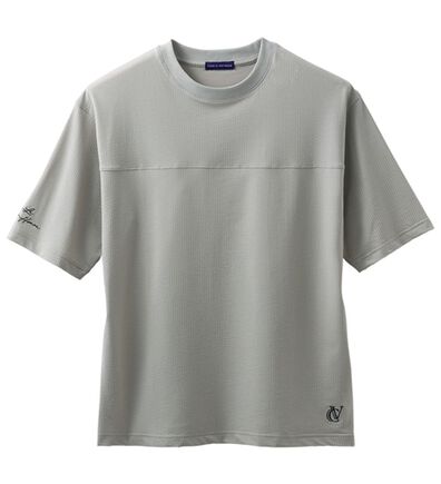 「＜コムルヴァン・オム＞ゆったりサッカー素材Ｔシャツ（メンズＴシャツ）」