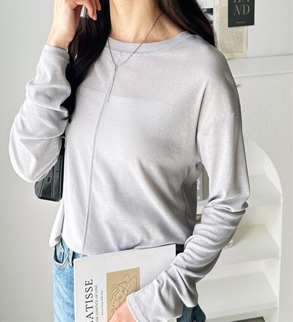 GeeRA（ジーラ）の「着回し自在！スラブシアートップス（カットソー）」｜詳細画像