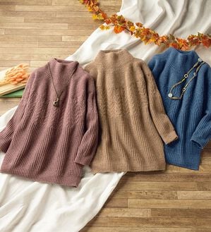 日本製ベビーアルパカ100％セーター - ベルーナ【公式】