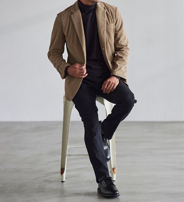 「シワになりにくいコーデュロイジャケット（メンズジャケット）」｜詳細画像