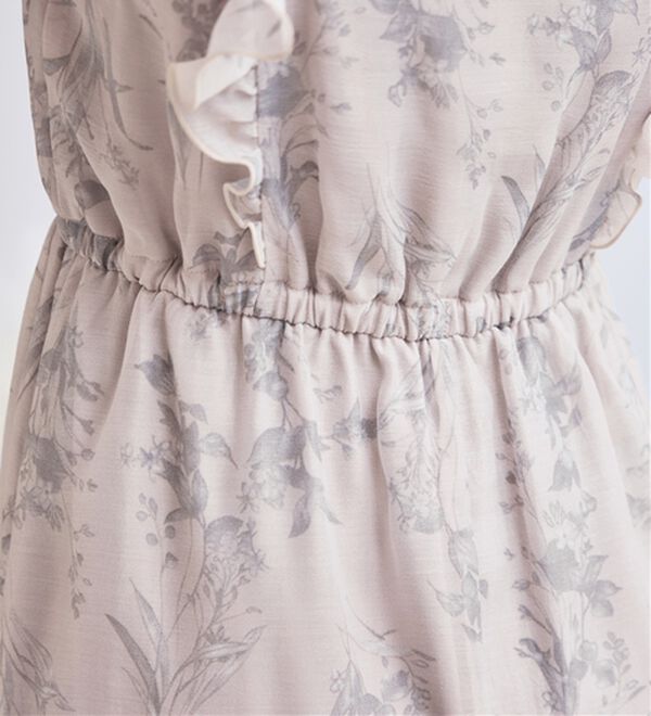 alotta（アロッタ）の「ニュアンス花柄ラッフルデザインワンピース（その他ワンピース）」｜詳細画像