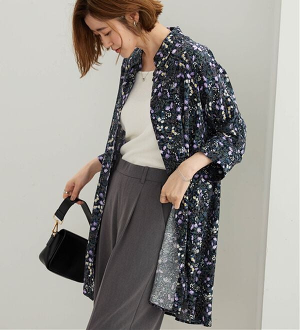 BELLUNA（ベルーナ）の「【接触冷感】レーヨン素材ブザム切替ワンピース（その他ワンピース）」｜詳細画像