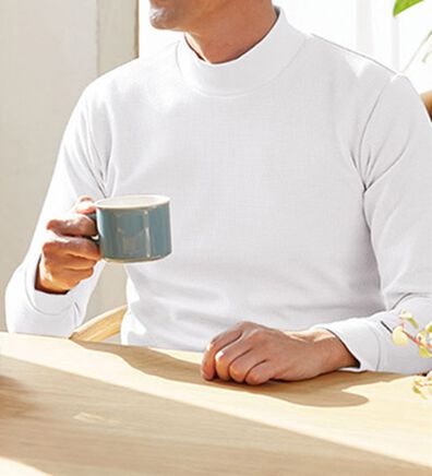 「＜クロコダイル＞着心地で選ぶ！肌側綿素材のワッフルインナー（メンズ肌着・インナーウェア）」