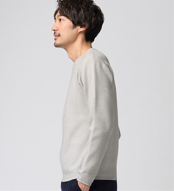 REMEN'S（リメンズ）の「【洗える】やわらかタッチクルーネックセーター（メンズニット・セーター）」｜詳細画像