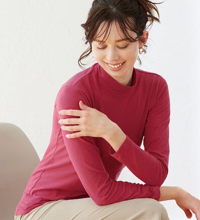 LAVIENNE（ラヴィエンヌ）の「＜ラヴィホットエアー＞タートルネックプルオーバー（肌着・インナーウェア）」