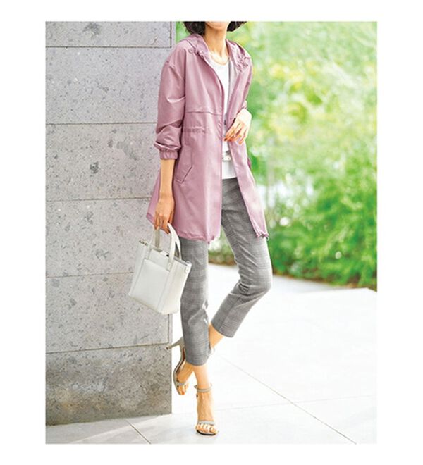 BELLUNA（ベルーナ）の「ウルトラ美脚！ストレッチ切替アンクルパンツ（クロップドパンツ）」｜詳細画像