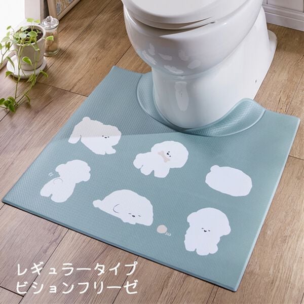 iellio（イエリオ）の「すき間にピタッ！ふけるＰＶＣトイレマット（トイレマット）」｜詳細画像