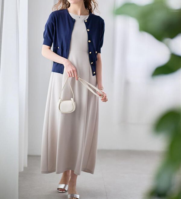 RANAN（ラナン）の「上品見えバックギャザーワンピース（その他ワンピース）」｜詳細画像