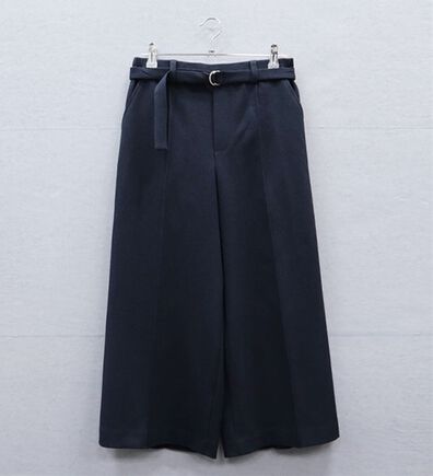 BELLUNA（ベルーナ）の「ウーリッシュ素材ベルト付ワイドパンツ（その他パンツ）」