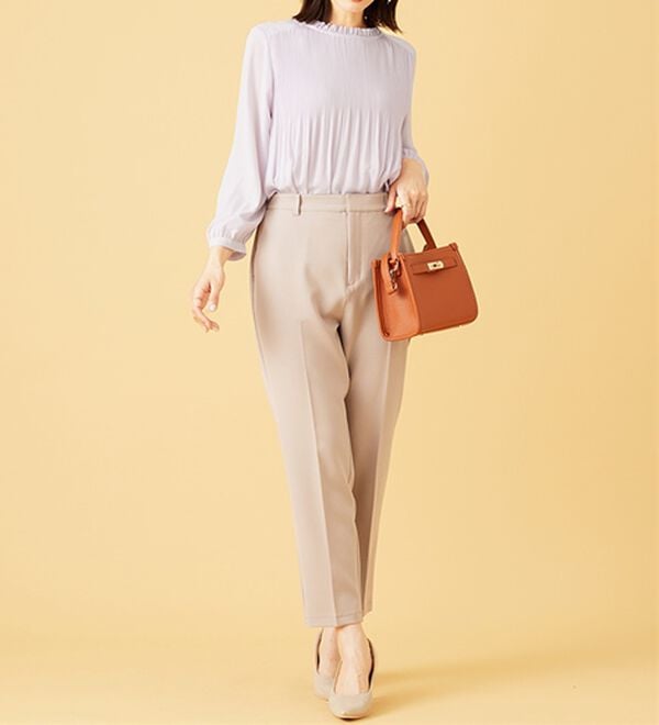 BELLUNA（ベルーナ）の「【新色追加】〈セレモニースタイル〉細プリーツデザインブラウス（ブラウス）」｜詳細画像