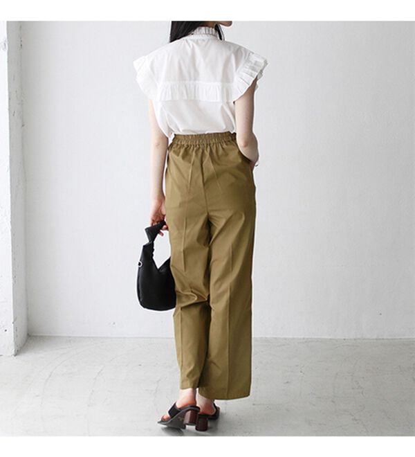 GeeRA（ジーラ）の「レイヤードラップパンツ（フルレングスパンツ）」｜詳細画像