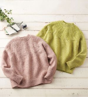 BELLUNA（ベルーナ）の「求心柄ニットプルオーバー（ニット・セーター）」｜詳細画像