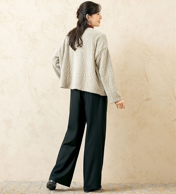 ルフラン（ルフラン）の「【２本組】日本製　紡ぎ和。イージーパンツ（その他パンツ）」｜詳細画像