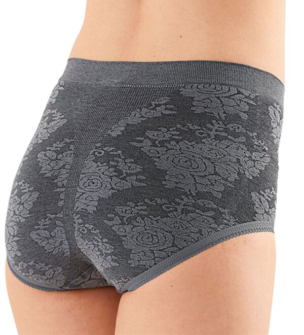 「【３色組】綿混ジャカードすっぽりソフトショーツ（ショーツ）」｜詳細画像