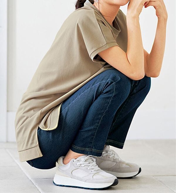 BELLUNA（ベルーナ）の「ピタピタ嫌いさんのための軽やか！ゆるっとスリムパンツ（スリム・スキニーパンツ）」｜詳細画像