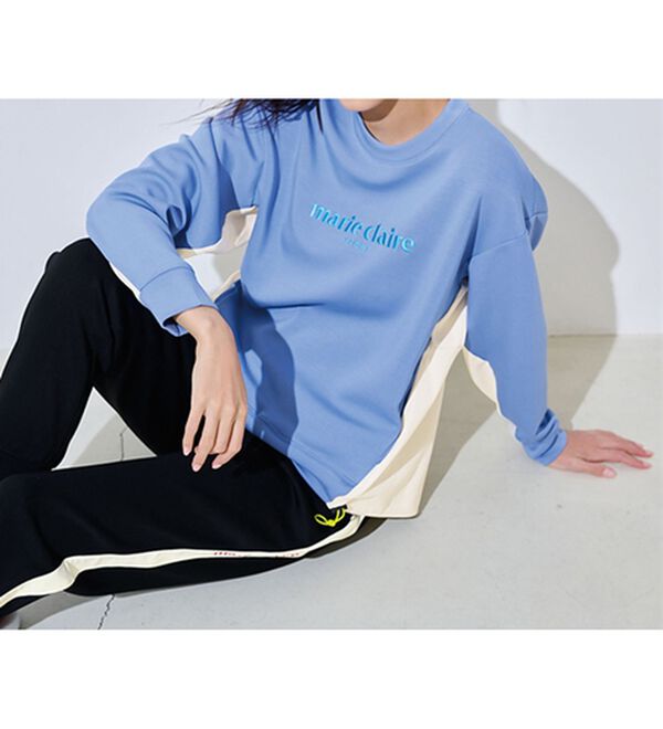 RANAN（ラナン）の「裾スリットジョガーパンツ＜ｍａｒｉｅ　Ｃｌａｉｒｅ　ＳＰＯＲＴ＞（フルレングスパンツ）」｜詳細画像