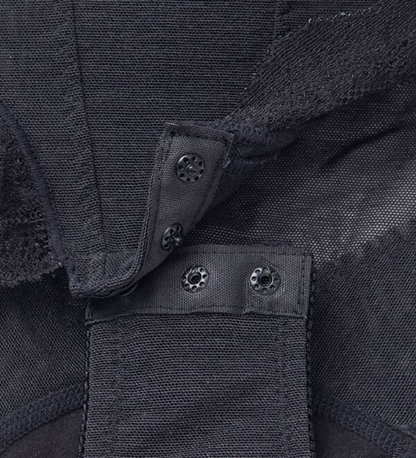 LAVIENNE（ラヴィエンヌ）の「【２色組】グラマーさんの綿入りお腹スッキリボディスーツ（ボディスーツ・シェイパー）」｜詳細画像