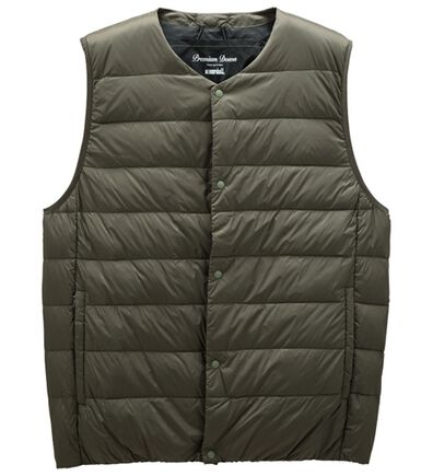 「ヒーター付丸八ダウンインナーベスト（メンズベスト）」