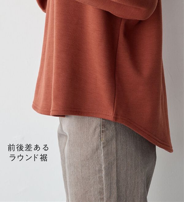 Viola e Viola（ヴィオラ エ ヴィオラ）の「裏ファー袖タックプルオーバー（カットソー）」｜詳細画像