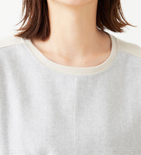 BELLUNA（ベルーナ）の「ステッチデザイン切替プルオーバー（カットソー）」｜詳細画像