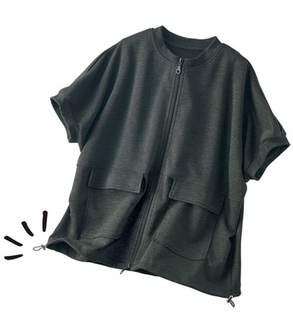 BELLUNA（ベルーナ）の「【ＳＥＪＬ】ダブルジップビックポケットジャケット（パーカー）」｜詳細画像