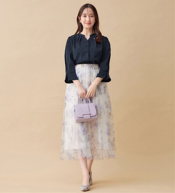 alotta（アロッタ）の「キャンディースリーブくるみボタンブラウス（ブラウス）」｜詳細画像