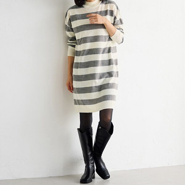 RANAN（ラナン）の「カシミヤタッチニットワンピース（ニットワンピース）」｜詳細画像