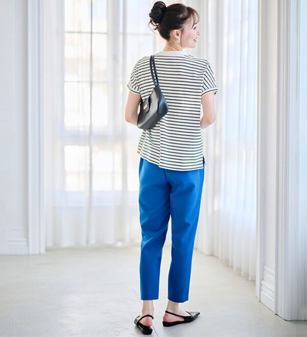 RANAN（ラナン）の「【選べる股下】美脚シルエットタックパンツ（フルレングスパンツ）」｜詳細画像