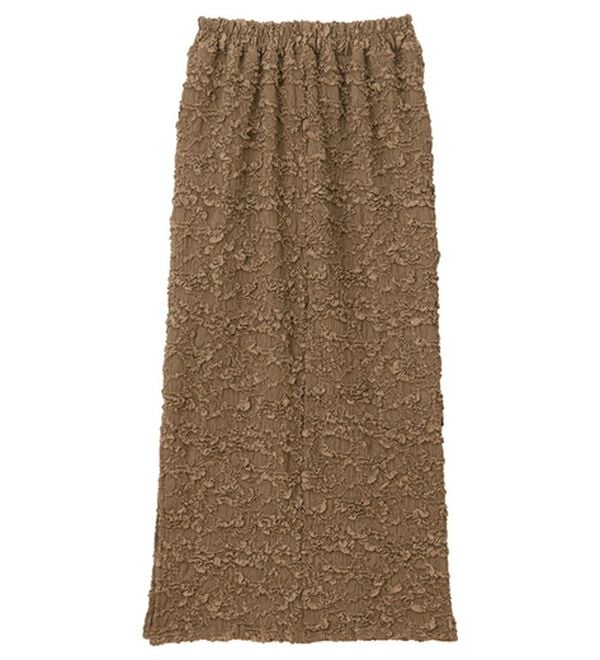 GeeRA（ジーラ）の「スリットジャカードスカート（ロングスカート）」｜詳細画像