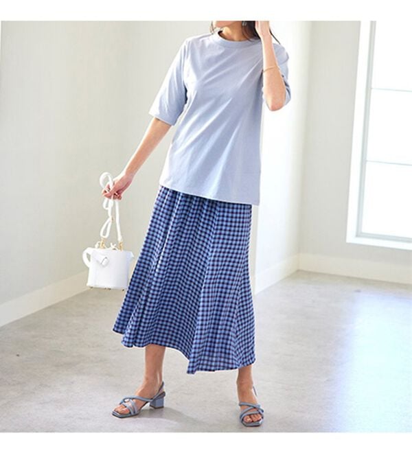 BELLUNA（ベルーナ）の「綿１００％抗菌防臭汗ジミ対策プルオーバー（カットソー）」｜詳細画像