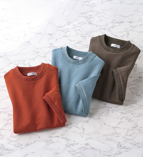 「こだわりデザインジャカードＴシャツ（メンズＴシャツ）」｜詳細画像