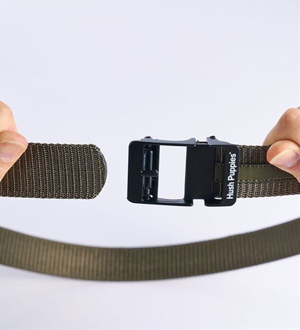 「【２本組】＜ハッシュパピー＞大人のスマートロックベルト（メンズベルト）」｜詳細画像