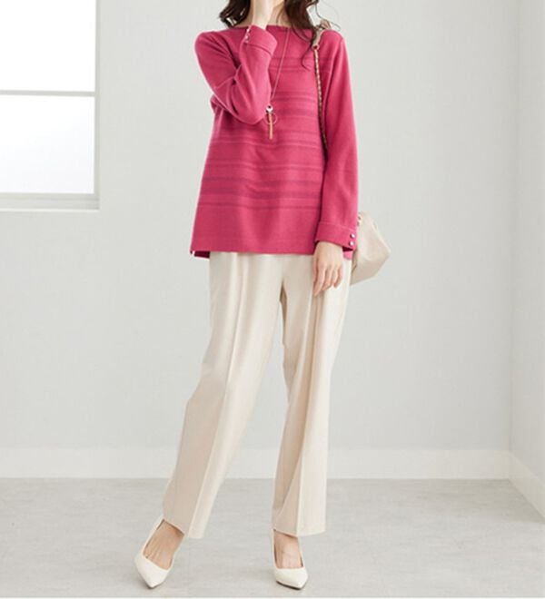 BELLUNA（ベルーナ）の「ラメ入りミラノリブニットプルオーバー（ニット・セーター）」｜詳細画像