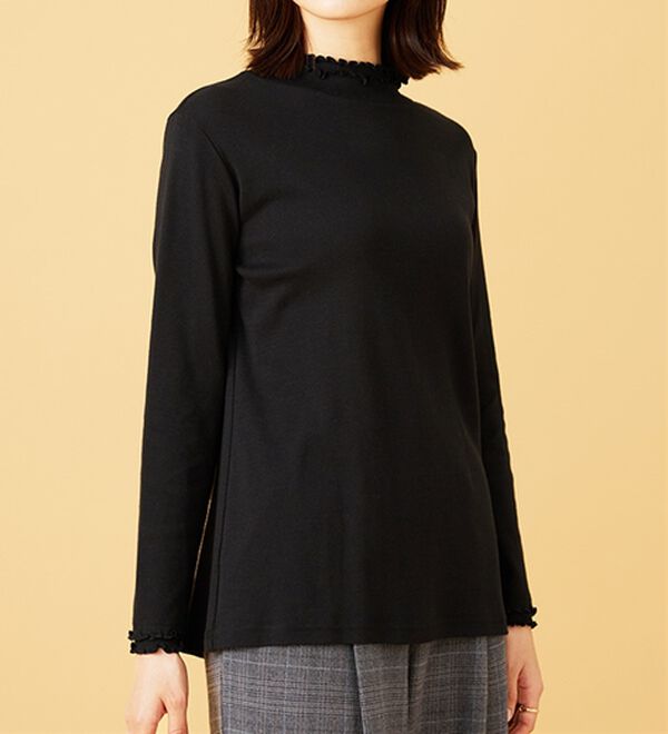 BELLUNA（ベルーナ）の「重ね着風フリル衿プルオーバー（カットソー）」｜詳細画像