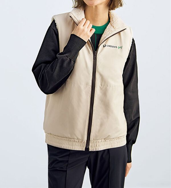 BELLUNA（ベルーナ）の「はっ水リバーシブルボアベスト（ベスト）」｜詳細画像