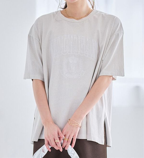 RANAN（ラナン）の「ヴィンテージライクロゴTシャツ（カットソー）」｜詳細画像